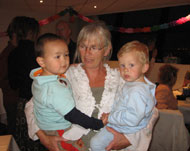 Ik hou Robin's handje wel vast